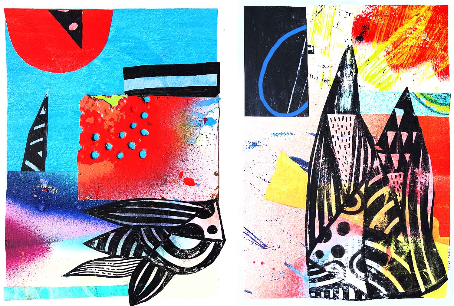 Abstract Collage Eric Meyer Artworks