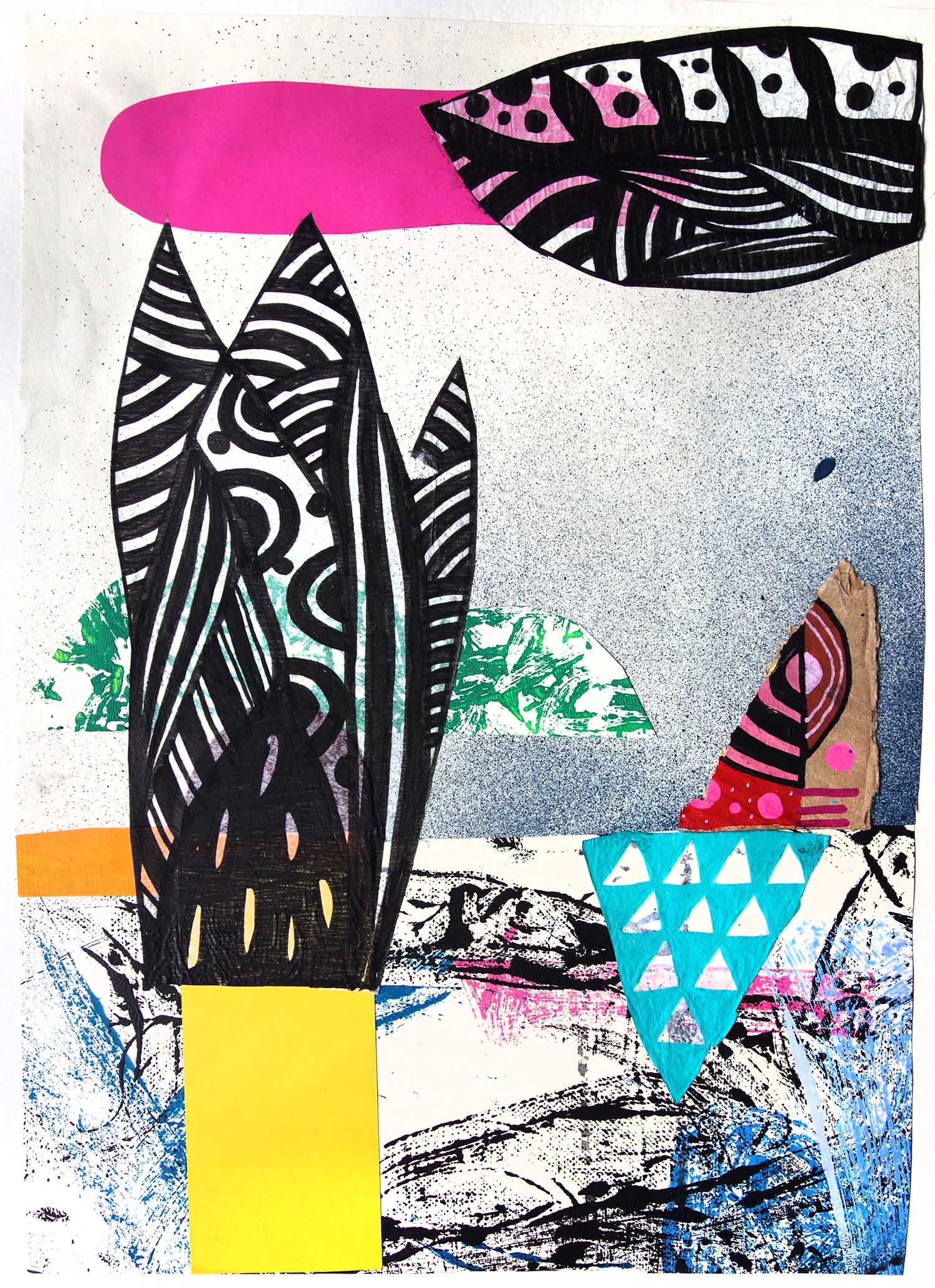 Paysage Collage Eric Meyer Artworks