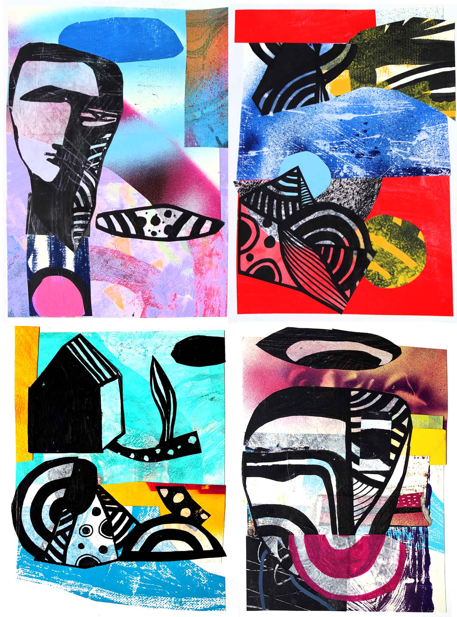 Petits formats Collage Eric Meyer Artworks