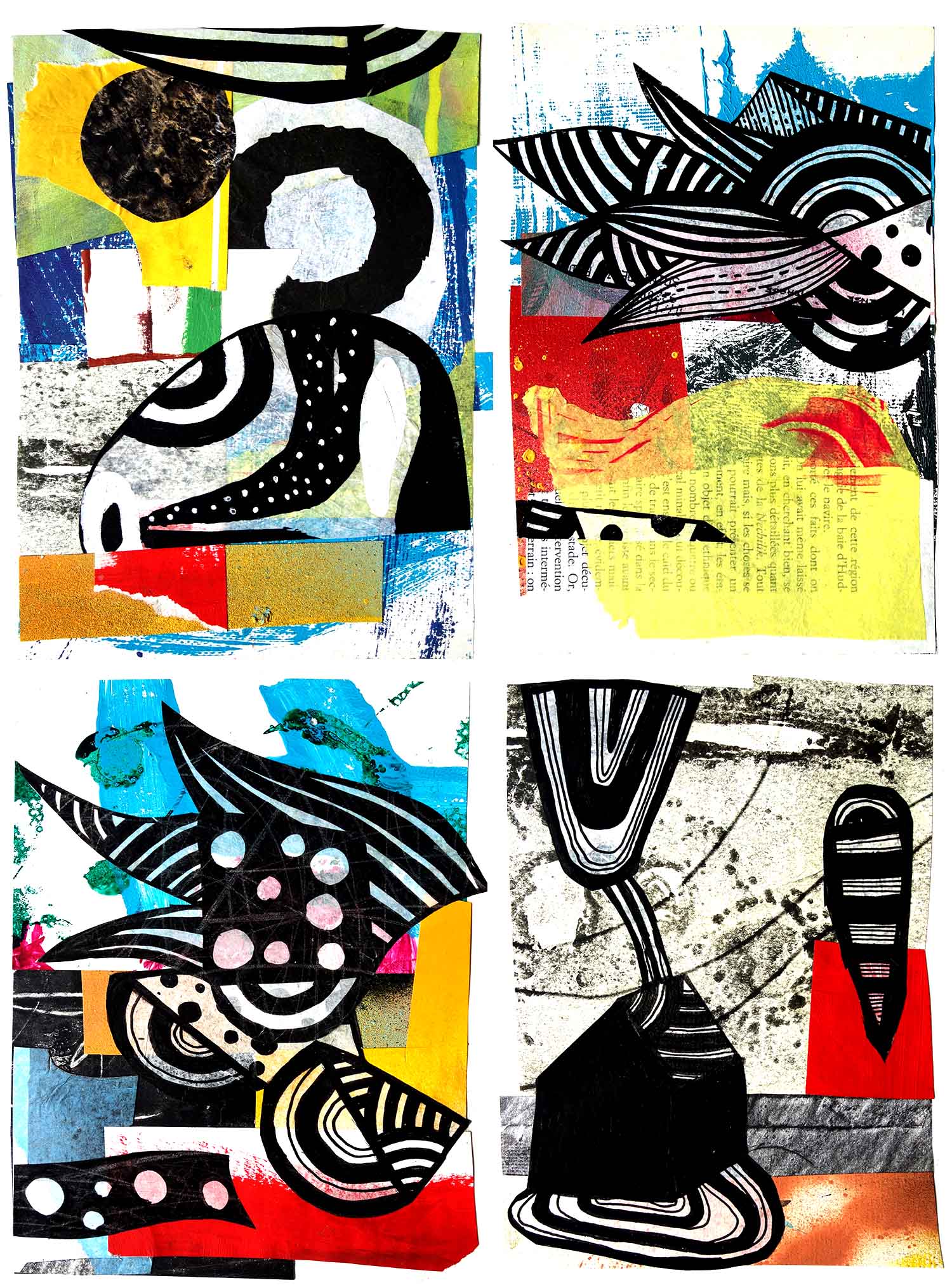 Petits formats Collage Eric Meyer Artworks