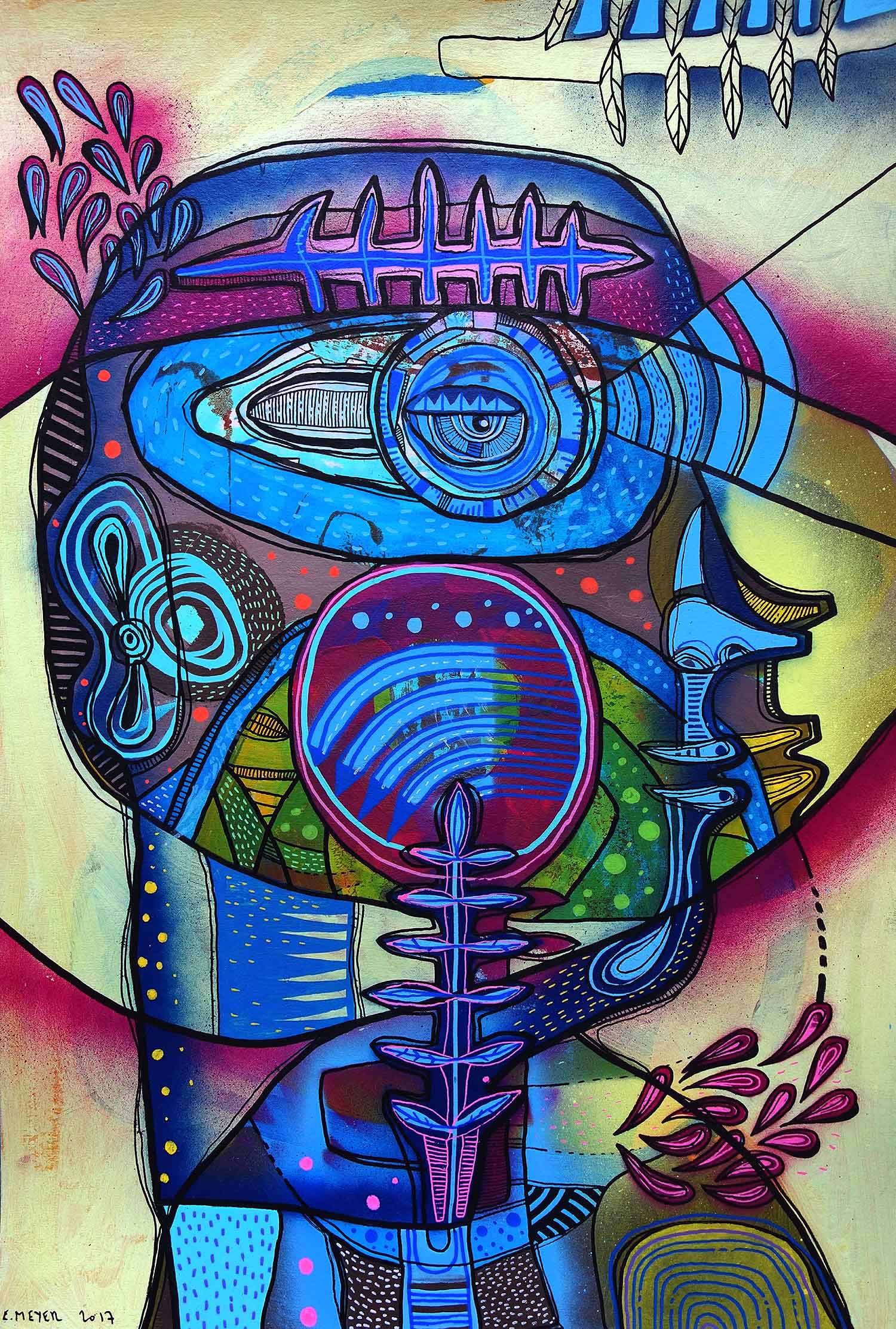 Peinture Papier Eric Meyer Artworks