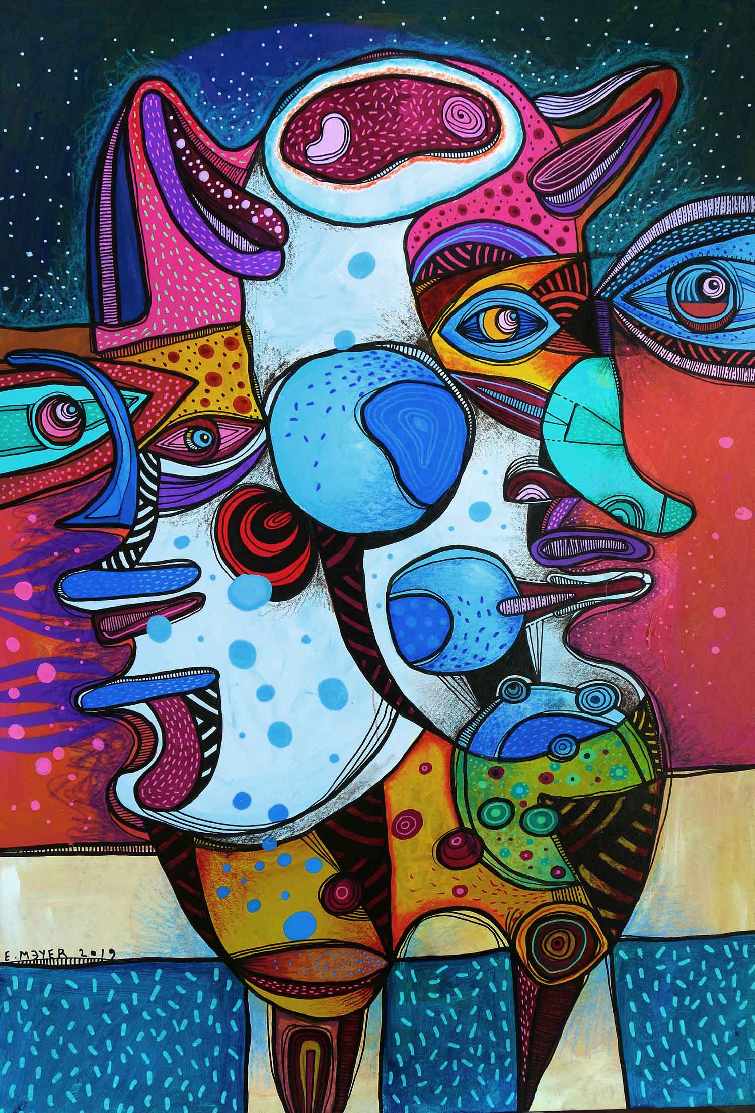 Peinture Papier Eric Meyer Artworks