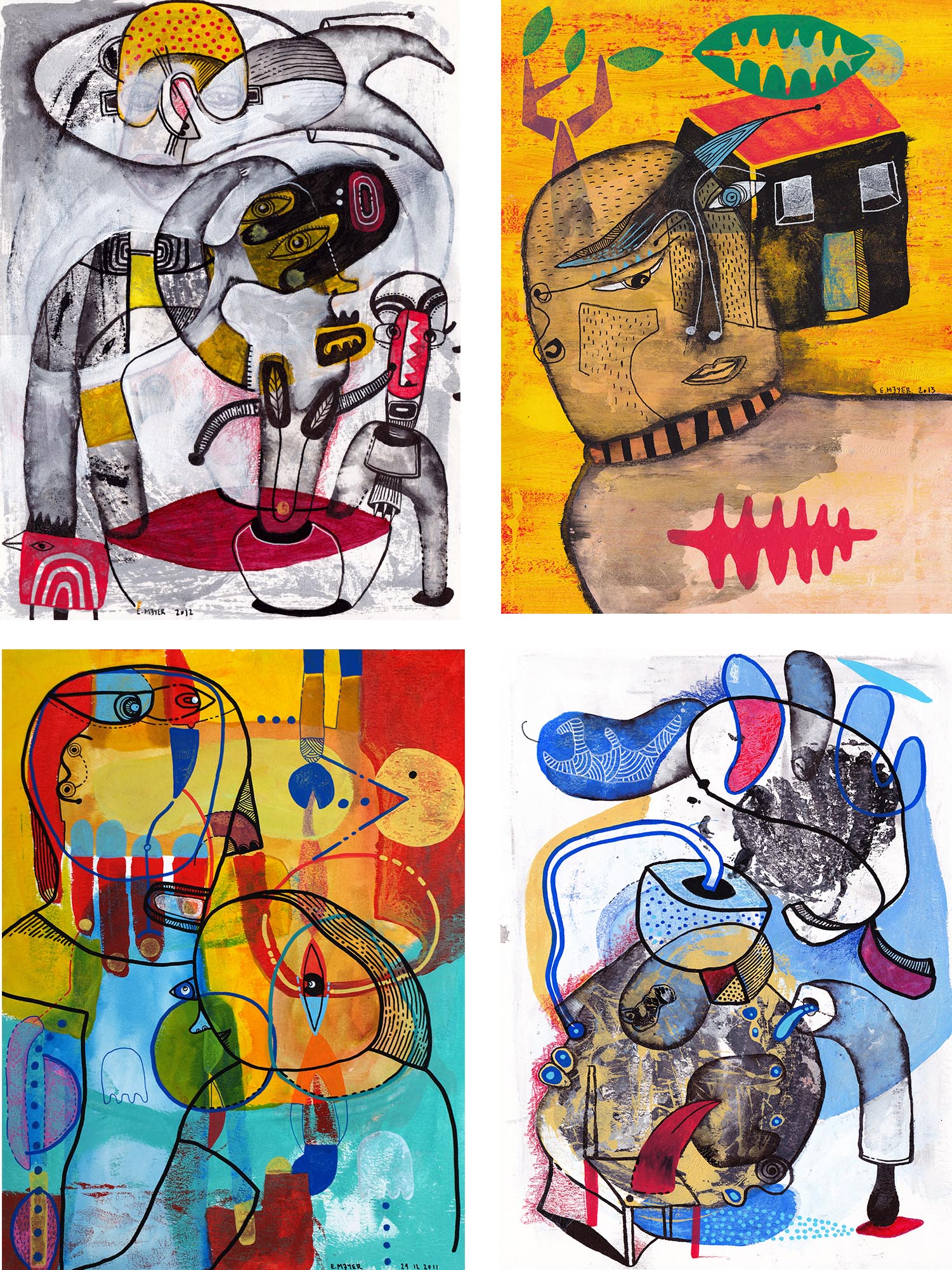 Peinture Papier Eric Meyer Artworks