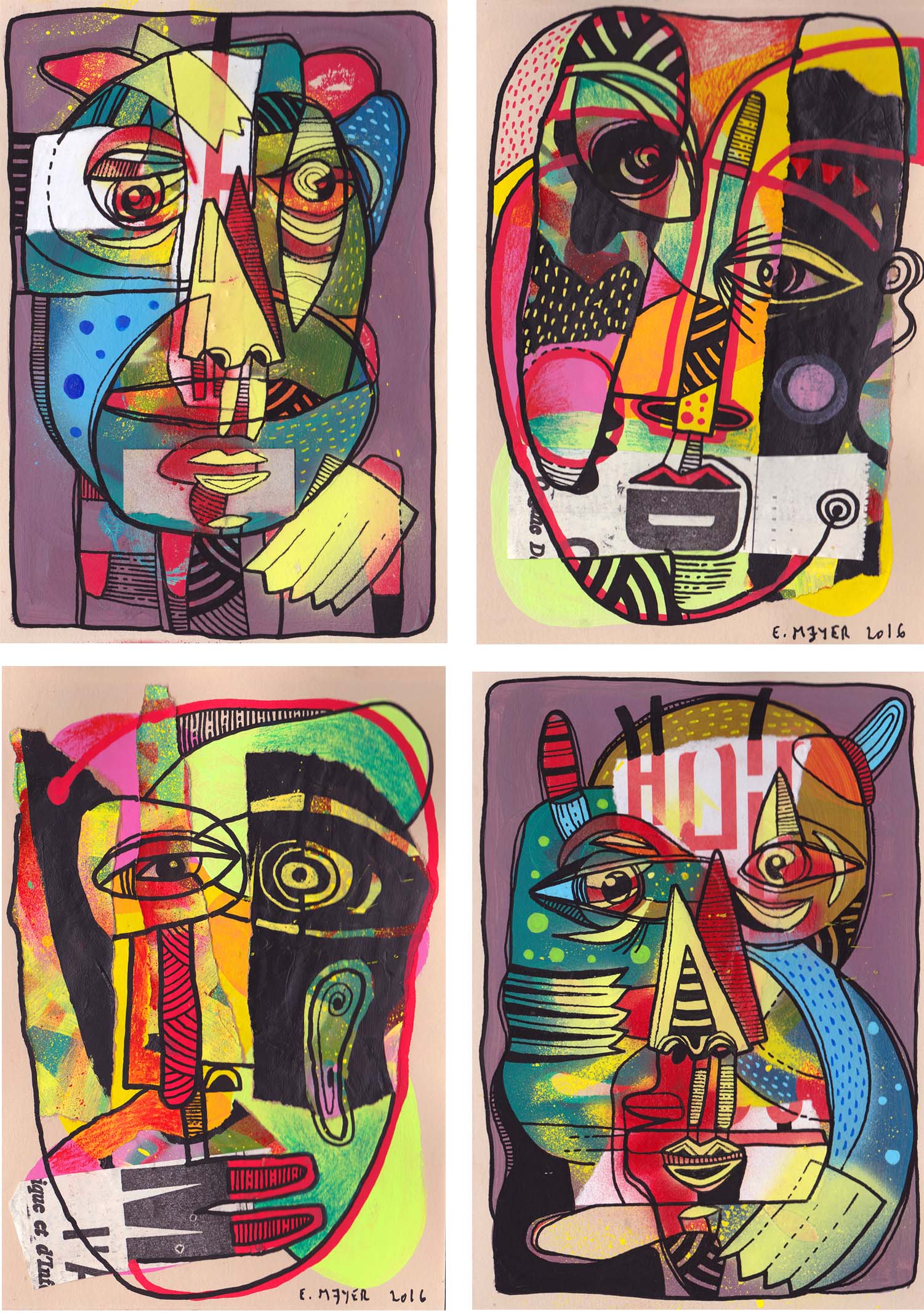 Peinture Papier Eric Meyer Artworks