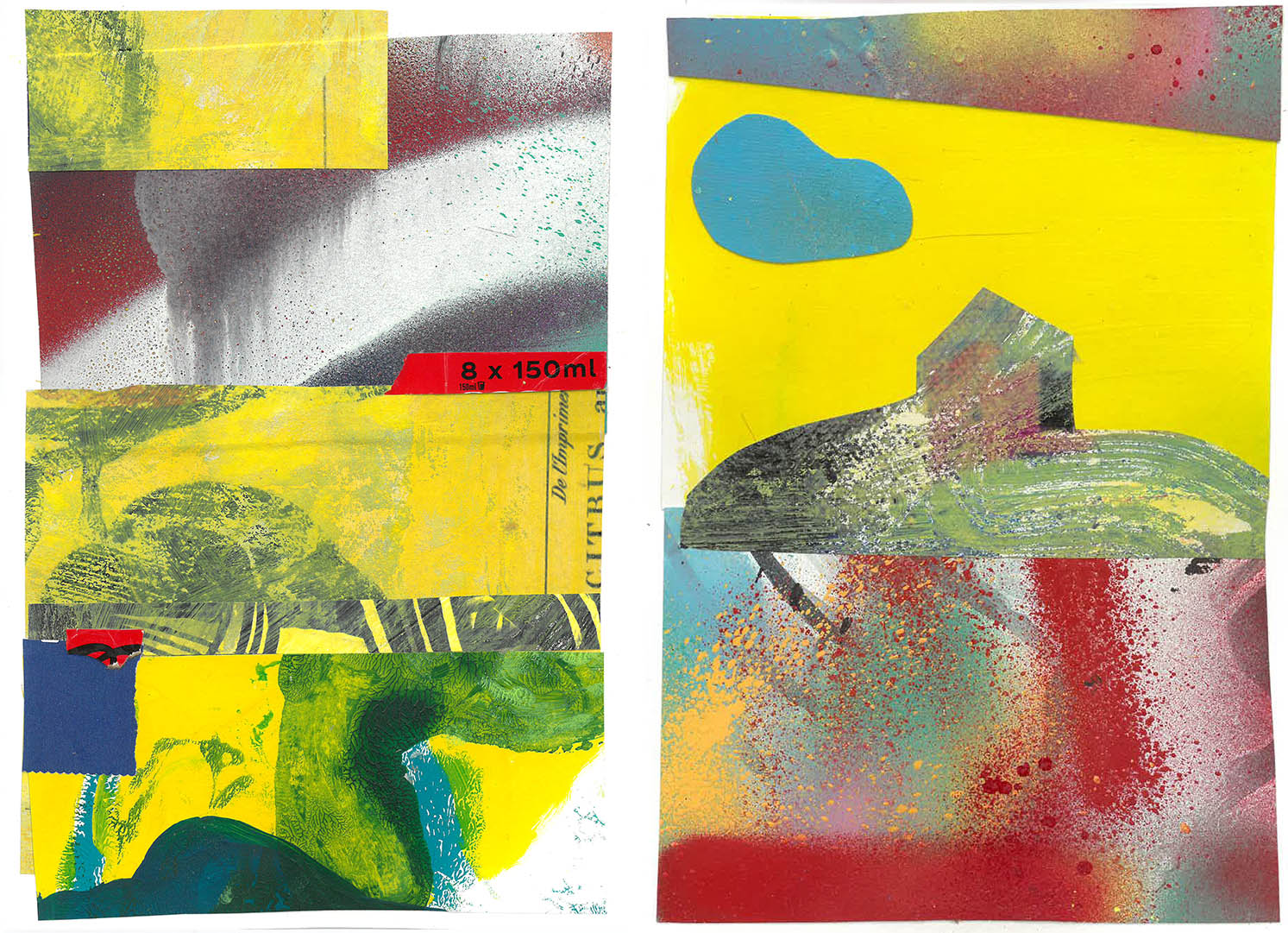 Petits formats Collage Eric Meyer Artworks