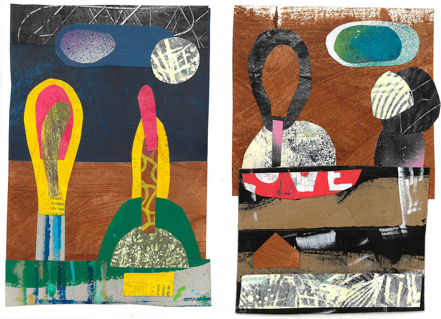 Petits formats Collage Eric Meyer Artworks