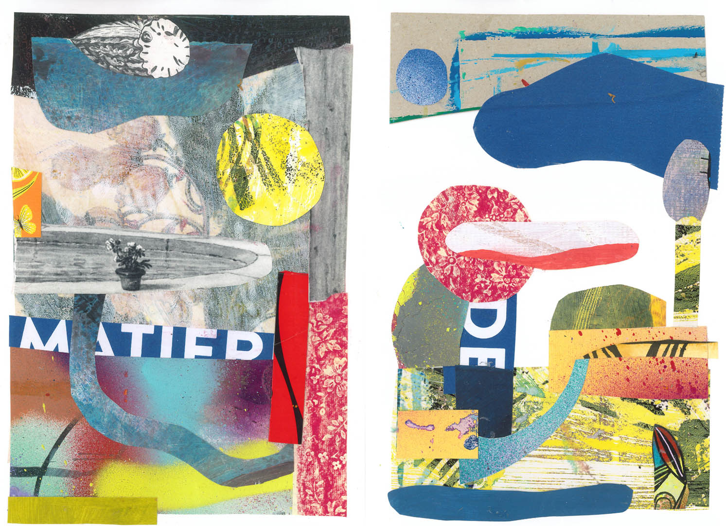Petits formats Collage Eric Meyer Artworks