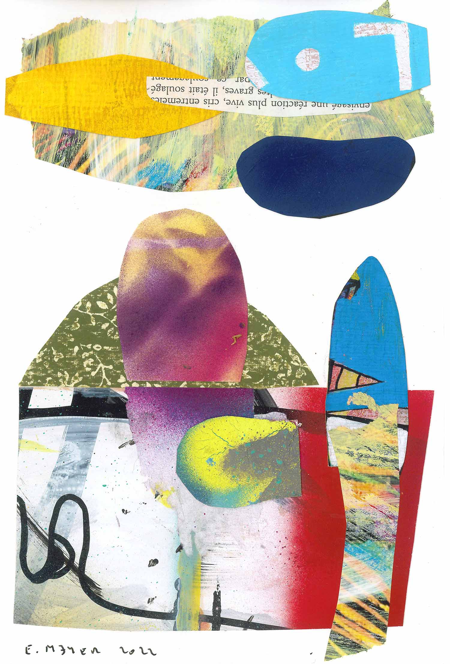 Paysage Collage Eric Meyer Artworks