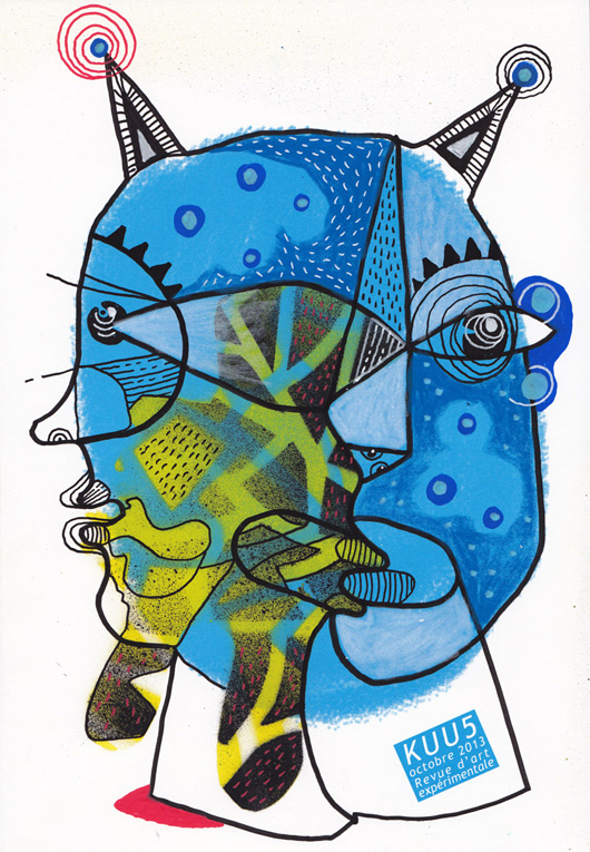 dessin contemporain, figuration libre, KUU, eric meyer, ivan sigg, revue d'art, expérimentation, laboratoire