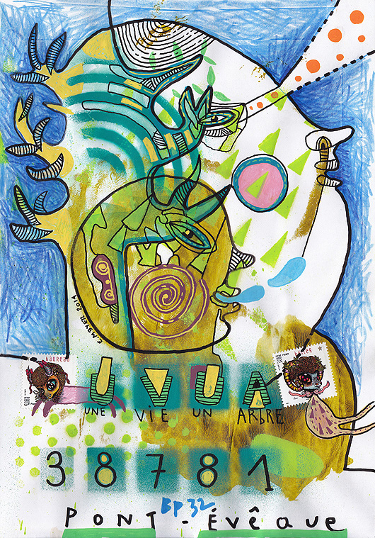 mail art, art postal, festival d'art postal, vienne, eric meyer