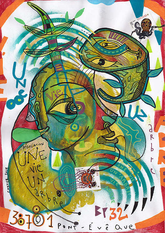 mail art, art postal, festival d'art postal, vienne, eric meyer