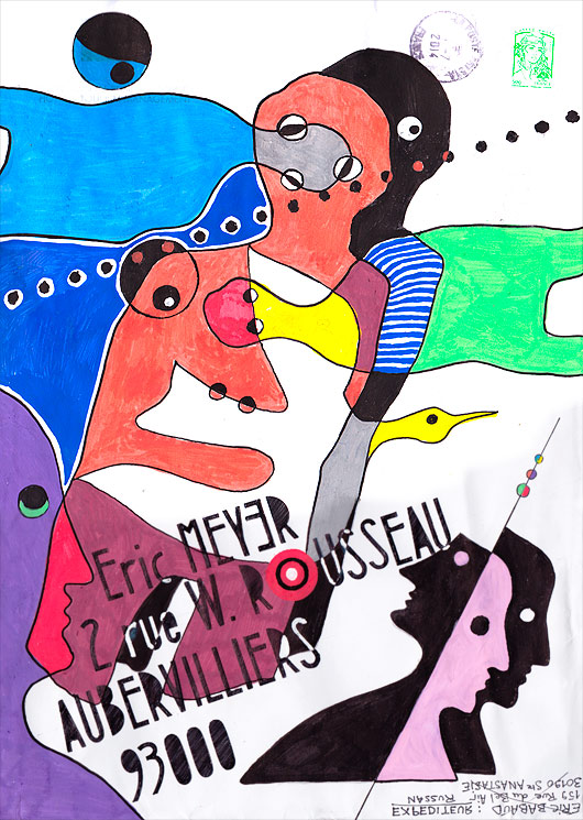 mail art, art postal, eric babaud, eric meyer