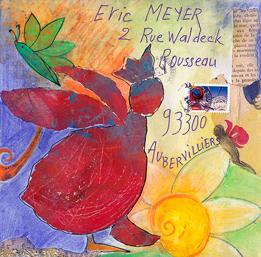 mail art, art postal, christiane berti, eric meyer