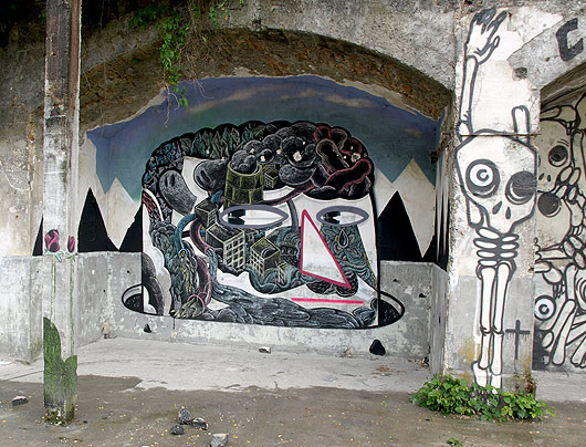 in stu art festival, fort d'aubervilliers, aubervilliers, street art