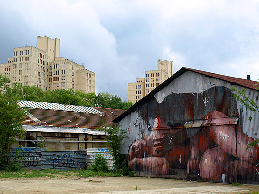 in stu art festival, fort d'aubervilliers, aubervilliers, street art