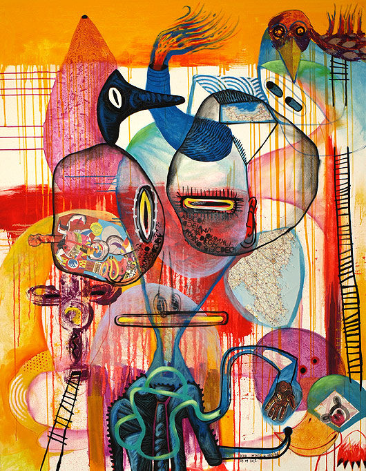 eric meyer, kuu, ivan sigg, peinture collective, figuration, art contemporain